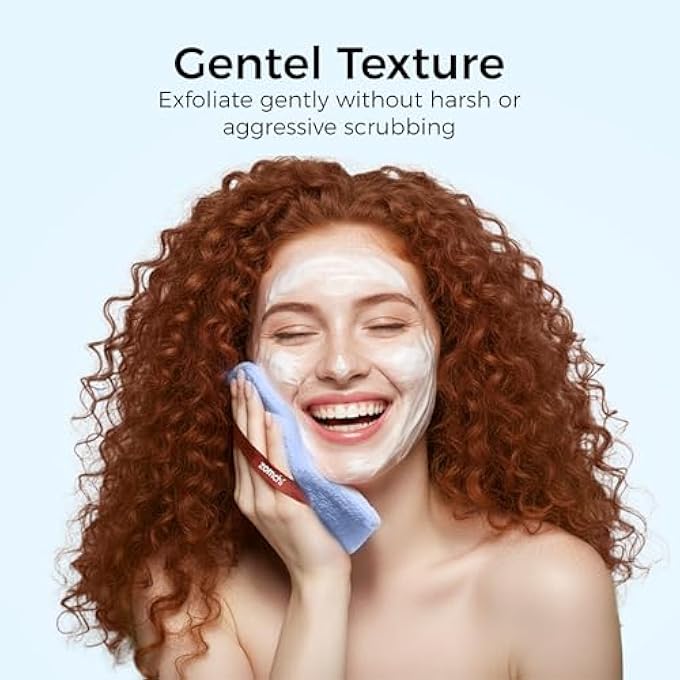 zomchi حقائب صابون زومشي 2 قطعة لصابون البارات، حقائب صابون مقشرة، كيس صابون لغسل الجسم (أزرق، تقشير لطيف) - Image 5